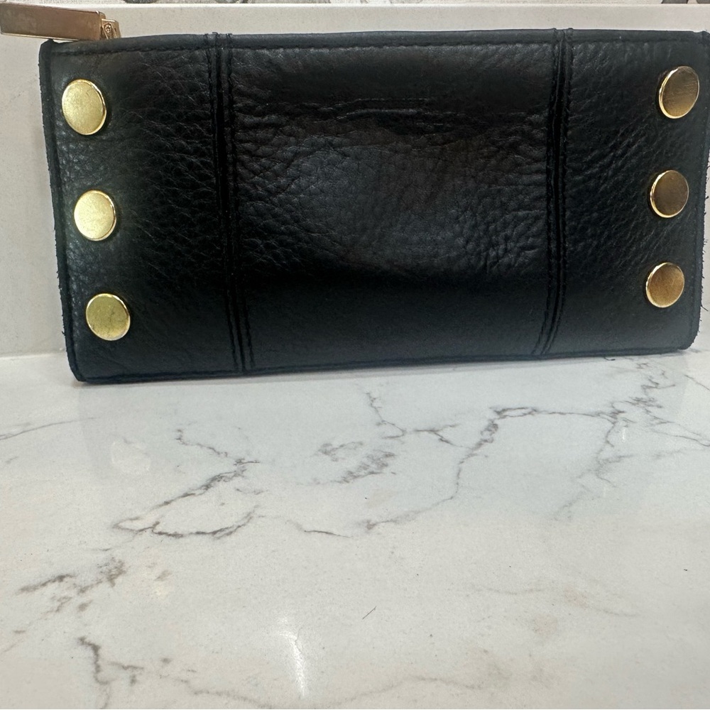 HAMMITT 110 North Bifold black leather wallet